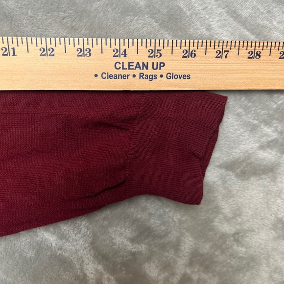 Jos A Bank Traveler XXL Red 1/4 Zip Pullover Sweater Long Sleeve - Picture 6 of 7